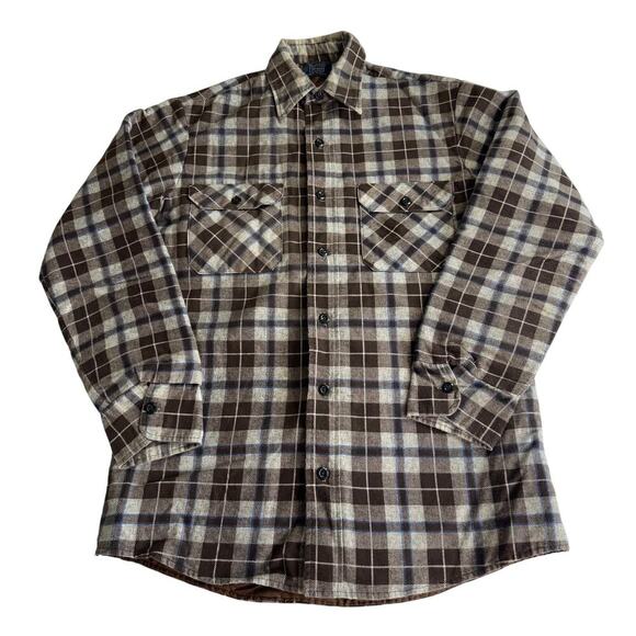 Sears Other - Vintage Sears Plaid Button Down Shirt| Made In The USA